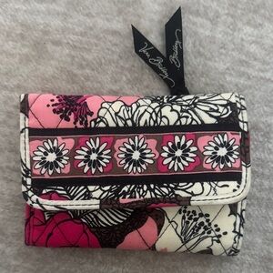 Vera Bradley Pink and Cream Floral Wallet